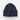 CASHMERE CUFF BEANIE - Carbon Blue