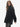 Woman PADDED WOOL SHIRT JACKET - Black - side